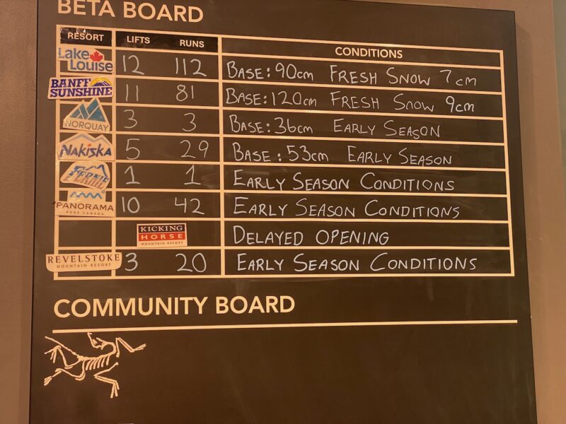 Alberta resorts snow report, 12th December 2025. Image © PlanetSKI
